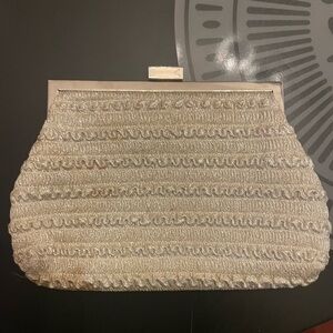Vintage off white purse/clutch